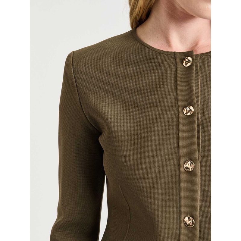 Veronika Maine Milano Round Neck Jacket image number 2